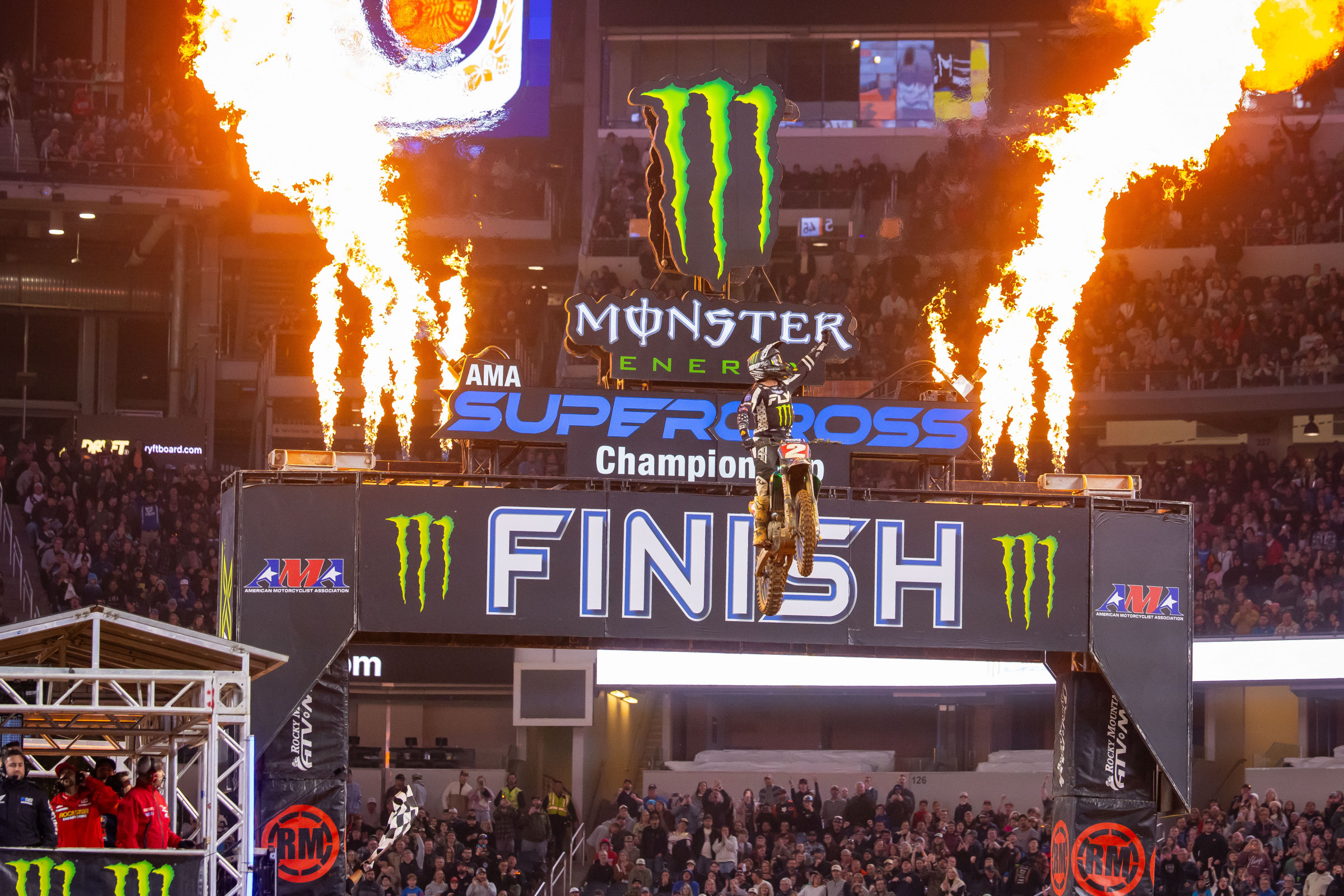 This marks Cooper Webb's seventh win in Arlington.