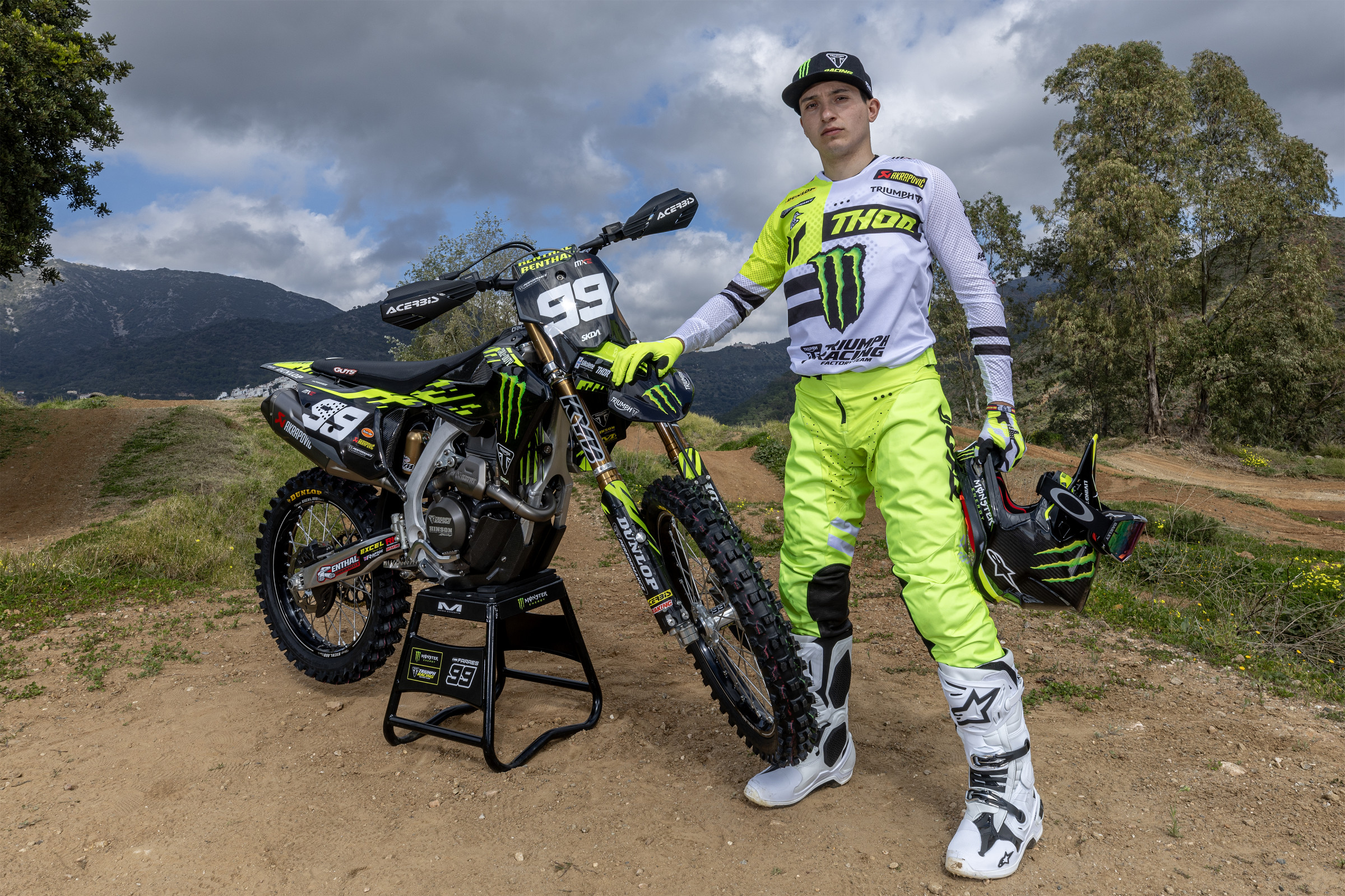 Guillem Farres will be racing MXGPs for Monster Energy Triumph Racing in 2025.