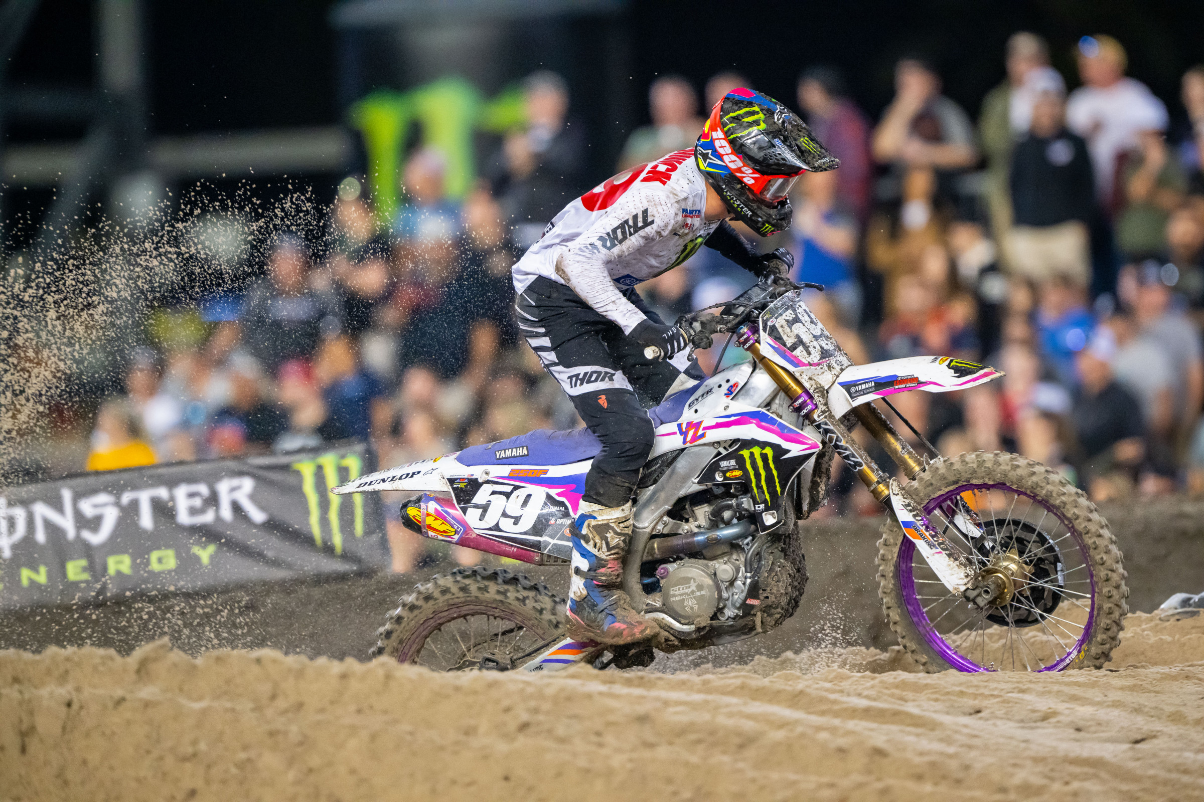 Daxton Bennick at Daytona last year. The sophomore will return to racing after a concussion kept him out of Detroit. He was on the podium at Tampa.